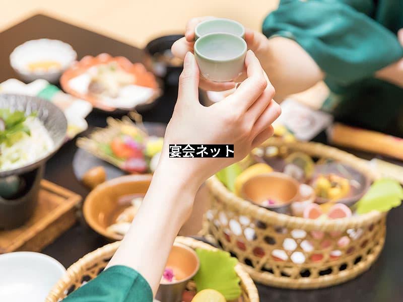 菊池温泉旅館での宴会