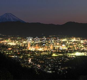 石和温泉の夜景