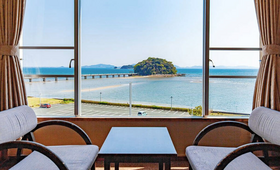 客室からの竹島 - ホテル竹島