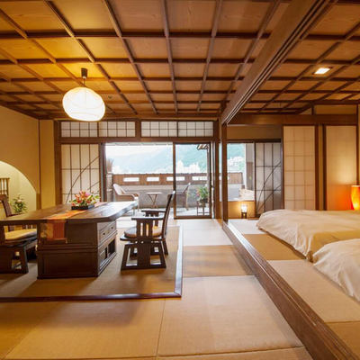 露天風呂付き客室2 - 山形屋