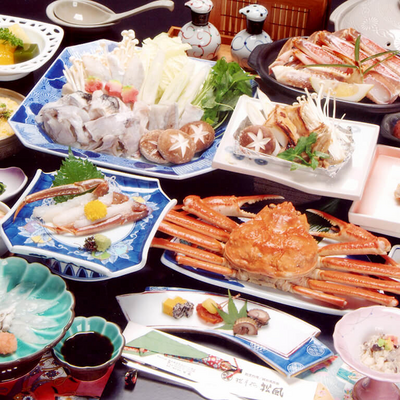かにふぐ料理 - 松月花松風