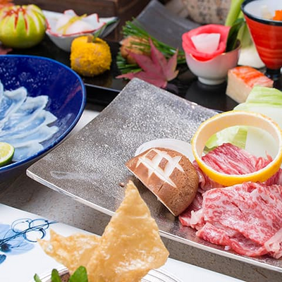 ものぐさの宿 花千郷 料理