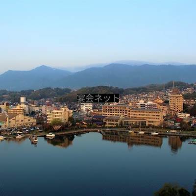 雄琴温泉の景色