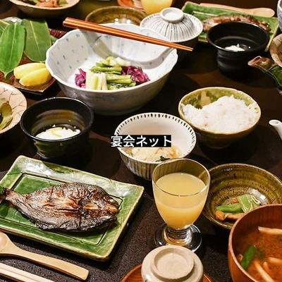 温泉旅館の朝食