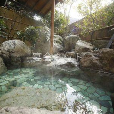 浴場「水風」露天風呂 - きのさきの宿　緑風閣