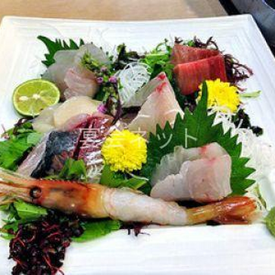 お刺身 - 柵口温泉 権現荘