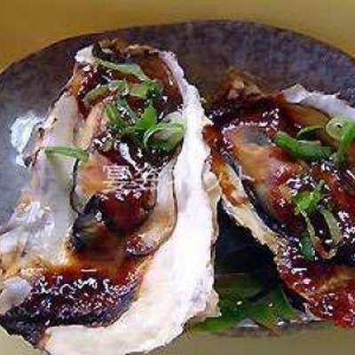 牡蛎味噌ねぎ焼き - あみ源