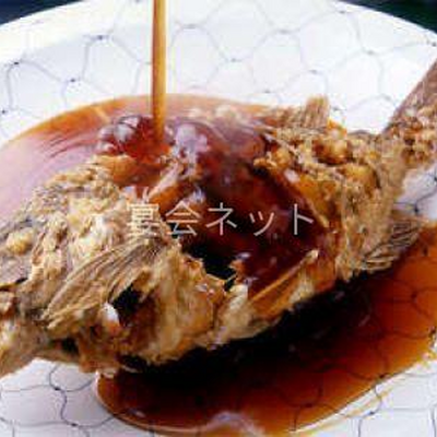 鯛の甘酢あんかけ - あみ源