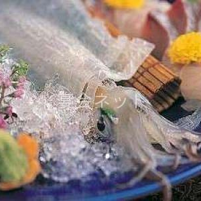 イカの活き造り - 渚館きむら