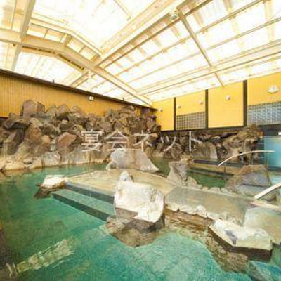 大浴場：岩風呂 - 菊南温泉ユウベルホテル