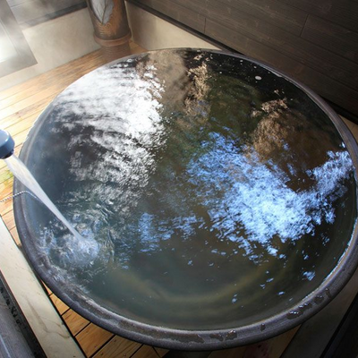 半露天風呂客室 - 須賀谷温泉