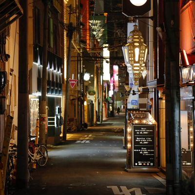 大阪ミナミの夜の街並5